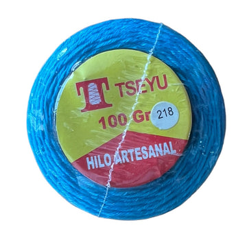 Hilo Artesanal Tseyu Azul Claro Turquesa - 218