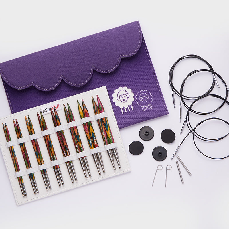 KnitPro agujas circulares intercambiables Symfonie: accesorios Lidia  Crochet Tricot