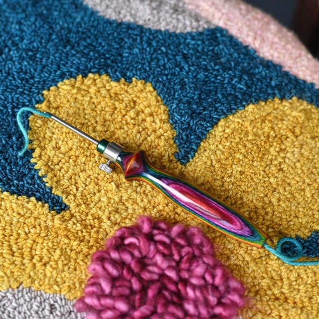Kit Punch Needle Aguja Magica KnitPro Arcoiris Vibrant – Entrelanas Sala de  Tejido