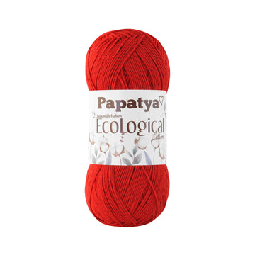 Lana Papatya Ecological Cotton # 401 Rojo