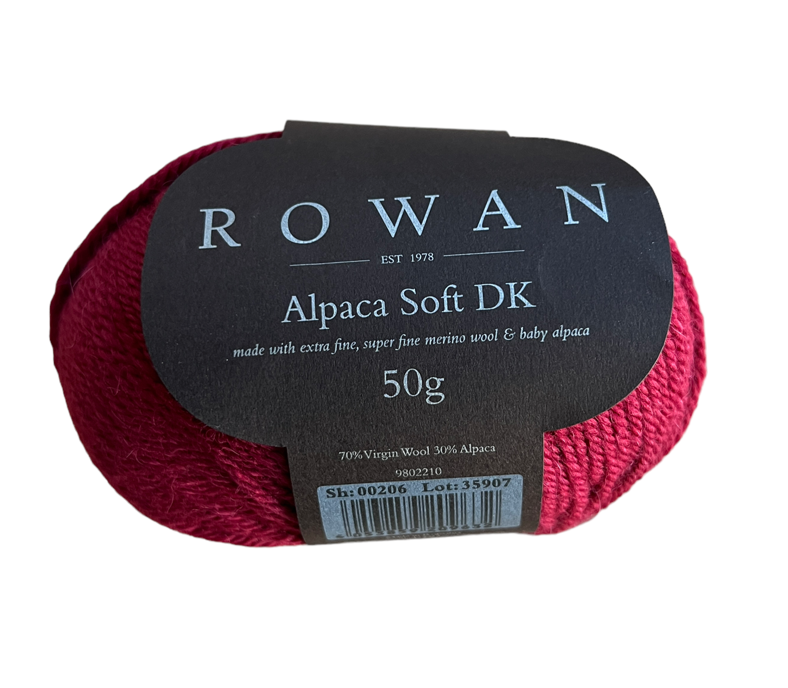 Lana Rowan Alpaca Soft DK Rojo 206 – Entrelanas Sala de Tejido