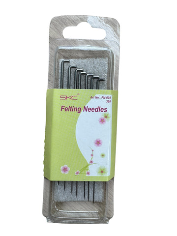 Aguja para fieltrar (felting) 7 agujas sueltas #36