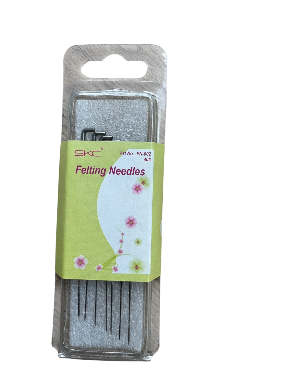Aguja para fieltrar (felting) 7 agujas sueltas #42