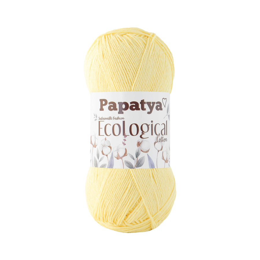 Lana Papatya Ecological Cotton # 706 Amarillo Pastel