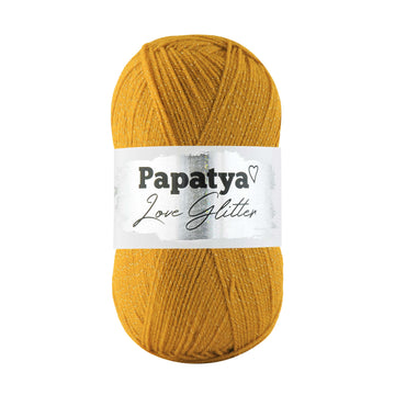 Lana Papatya Love Glitter Amarillo Ocre Mostaza 8750