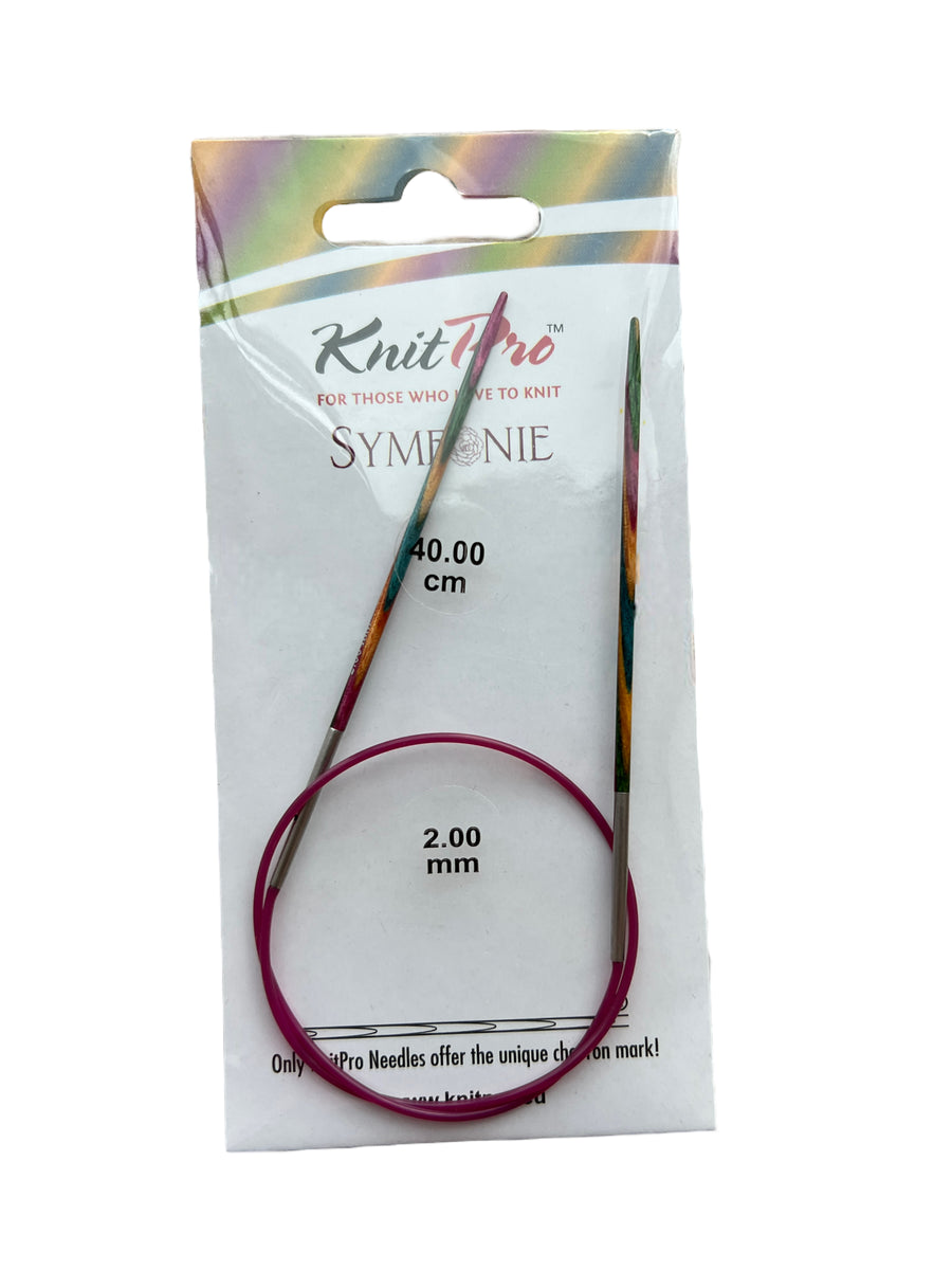 Aguja Knit Pro circular Symfonie 2 mm - 40 cms