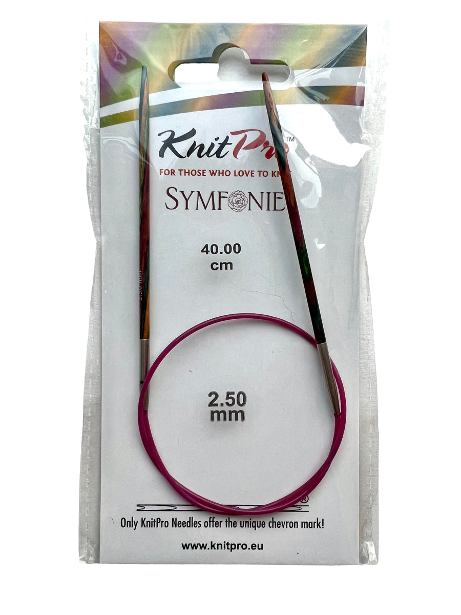 Aguja Knit Pro circular Symfonie 2.5 mm - 40 cms