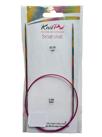 Aguja Knit Pro circular Symfonie 2 mm - 60 cms