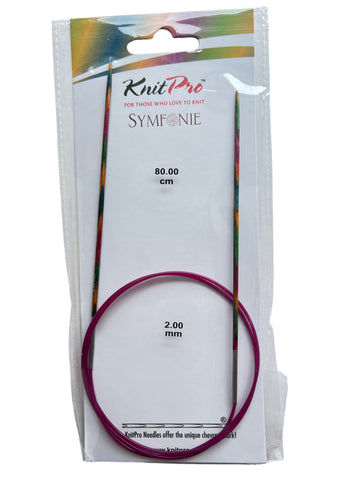 Aguja Knit Pro circular Symfonie 2 mm - 80 cms