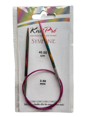 Aguja Knit Pro circular Symfonie 3.5 mm - 40 cms