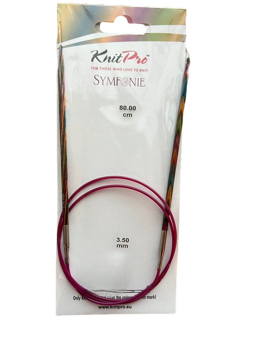 Aguja Knit Pro circular Symfonie 3.5 mm - 80 cms