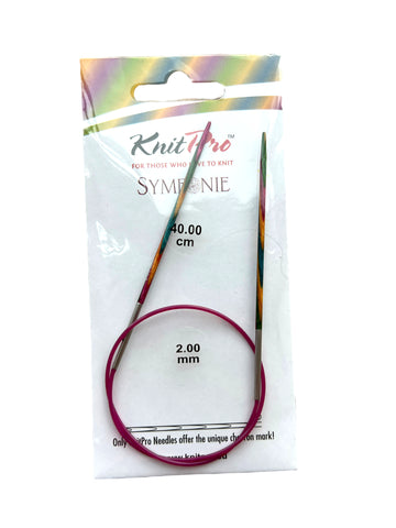 Aguja Knit Pro circular Symfonie 3 mm - 40 cms