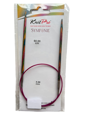 Aguja Knit Pro circular Symfonie 4 mm - 60 cms