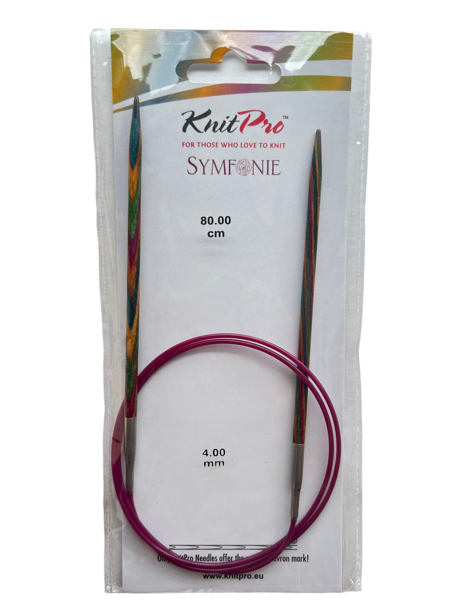 Aguja Knit Pro circular Symfonie 4 mm - 80 cms