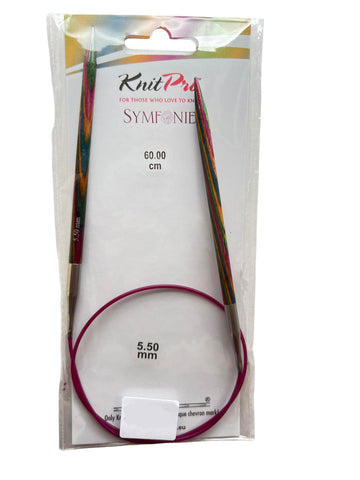 Aguja Knit Pro circular Symfonie 5.5 mm - 60 cms