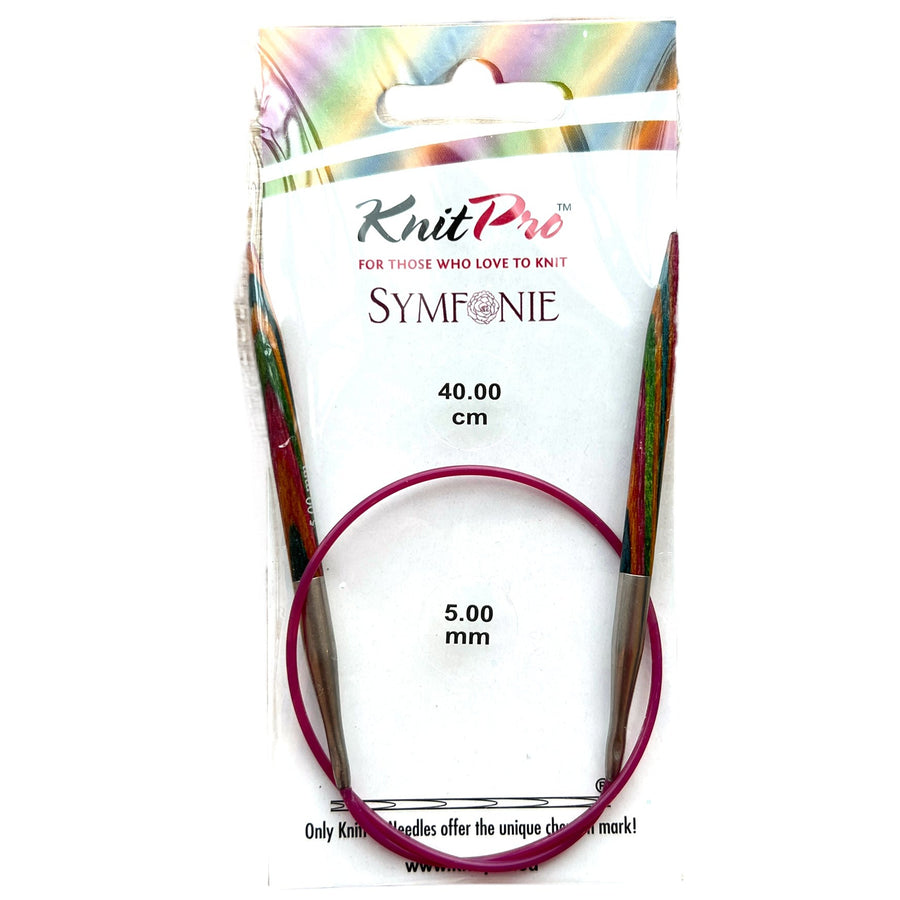 Aguja Knit Pro circular Symfonie 5 mm - 40 cms