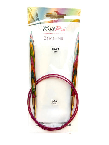 Aguja Knit Pro circular Symfonie 6.5 mm - 80 cms