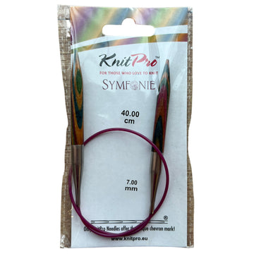 Aguja Knit Pro circular Symfonie 7 mm - 40 cms