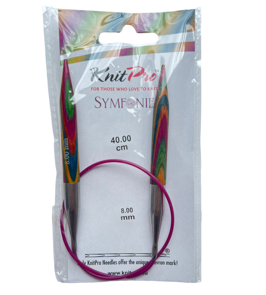 Aguja Knit Pro circular Symfonie 8 mm - 40 cms