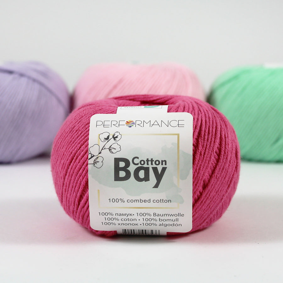 Lana Performance Cotton Bay Fucsia # 34 x 50 gramos