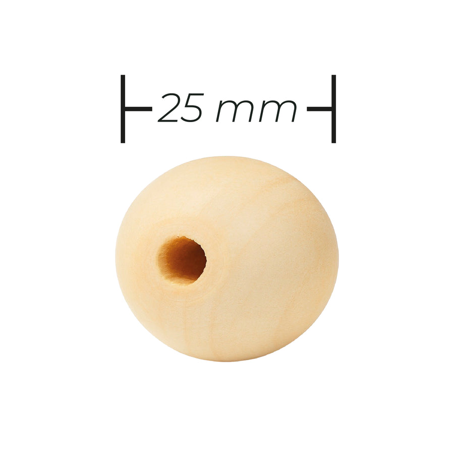 Bola de Madera Natural 2.5 mm