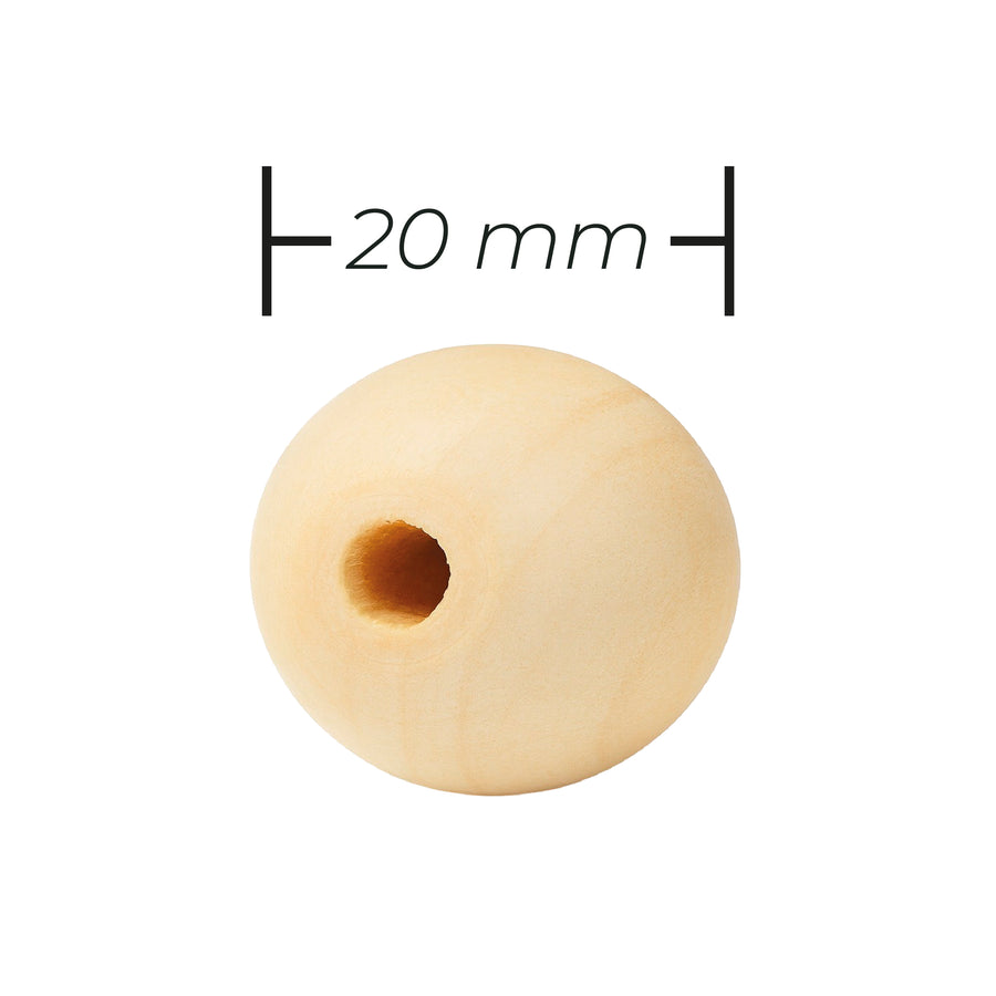 Bola de Madera Natural 2 mm