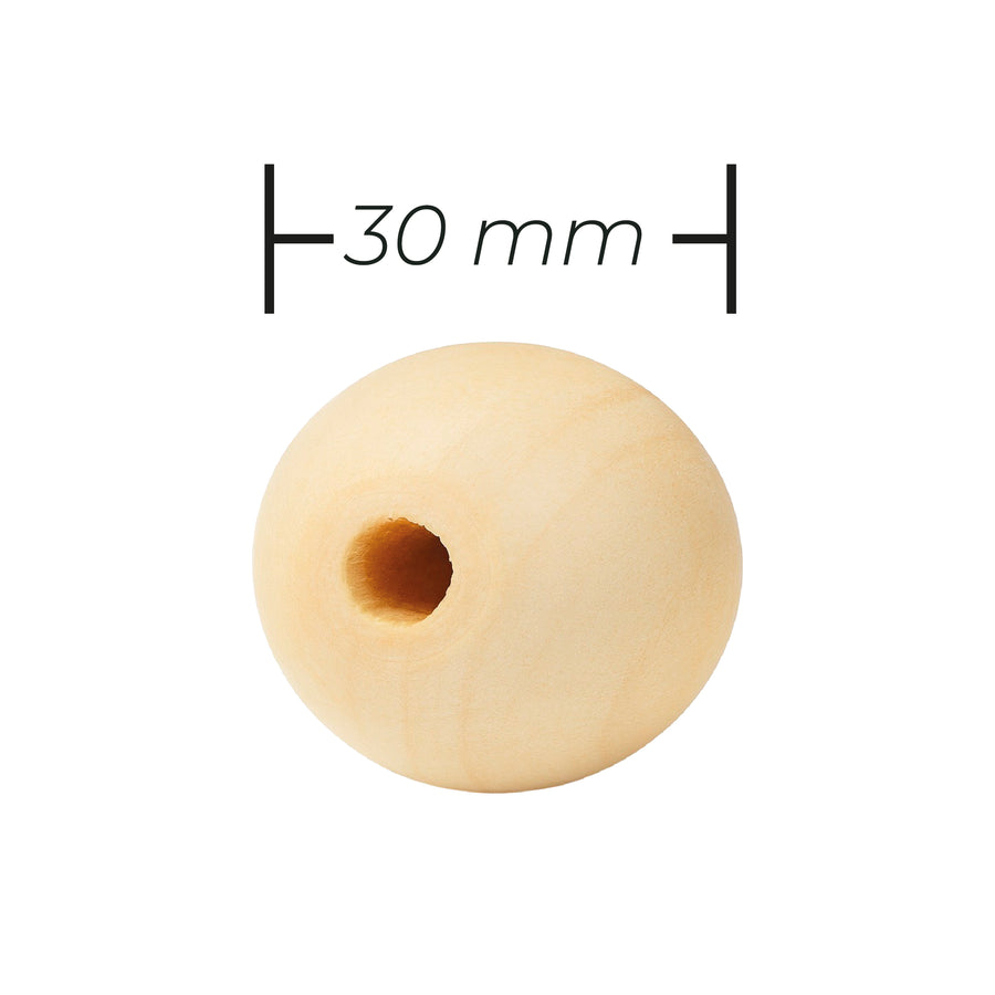 Bola de Madera Natural 3 mm