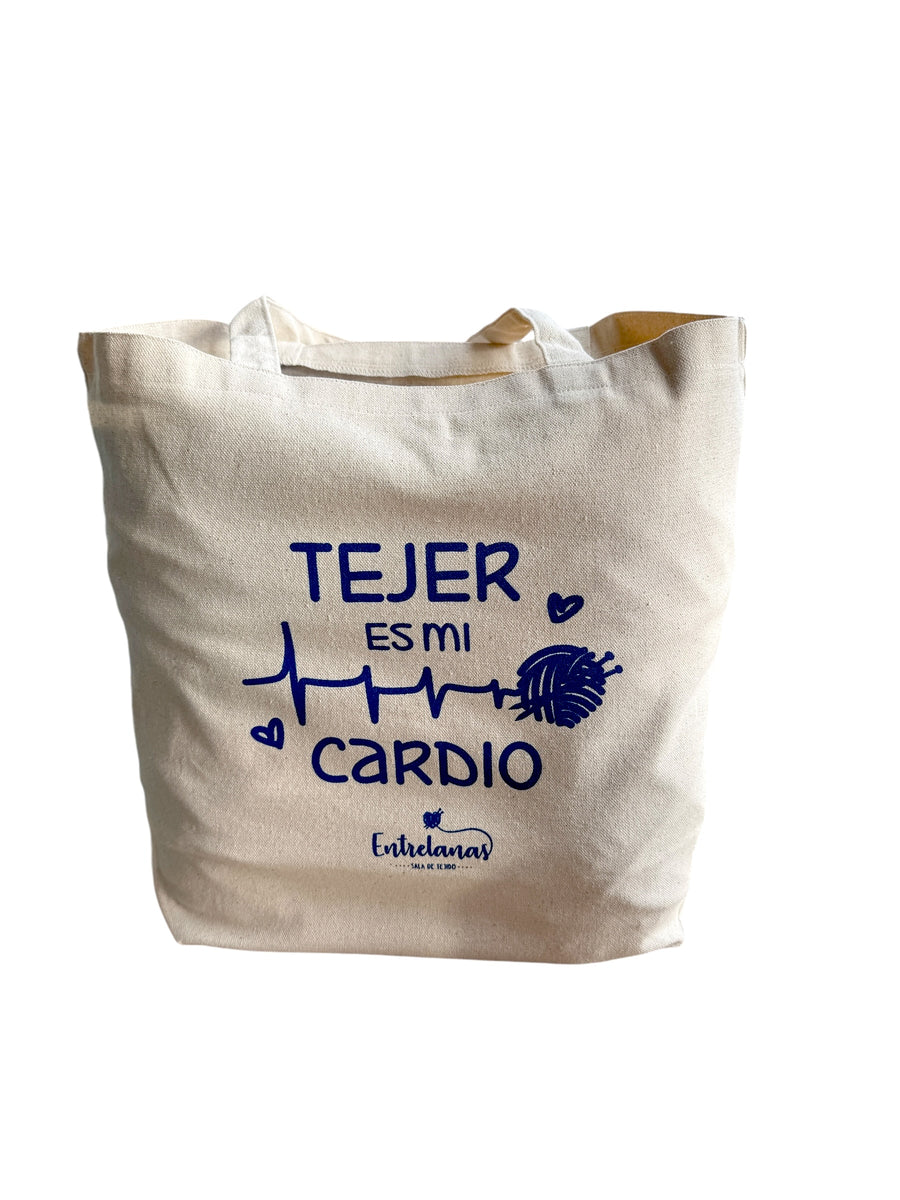 Bolsa Tote en Lona Tejer es mi Cardio