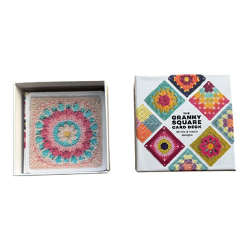 Juego de Tarjetas de Granny Squares – Claire Montgomerie (50 Diseños + Libro)