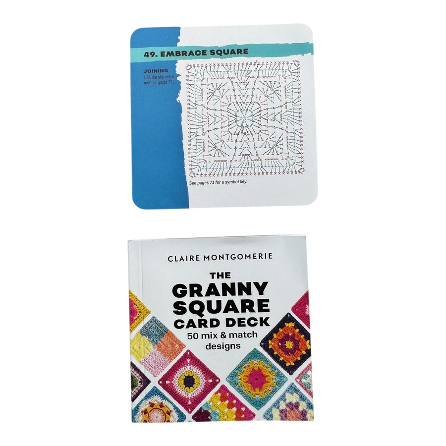 Juego de Tarjetas de Granny Squares – Claire Montgomerie (50 Diseños + Libro)