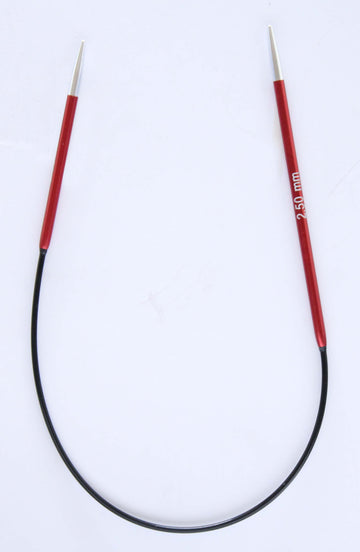Aguja Knit Pro circular Zing Asimetrica 2.5 mm - 25 cms