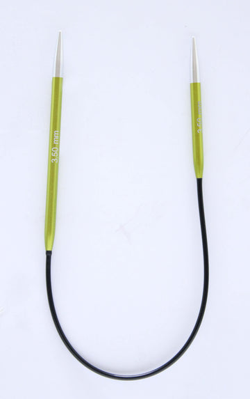 Aguja Knit Pro circular Zing Asimetrica 3.5 mm - 25 cms