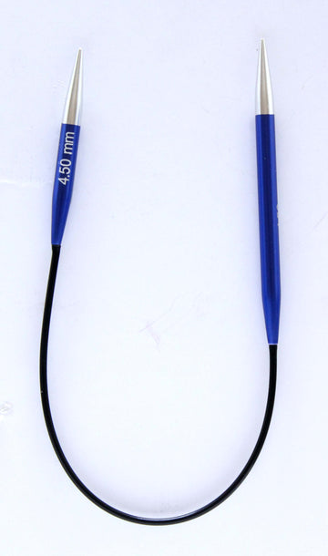 Aguja Knit Pro circular Zing Asimetrica 4.5 mm - 25 cms