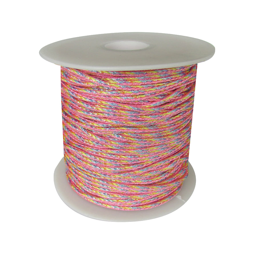 Cordon Irisado para Manualidades - Color 5 - Rosado