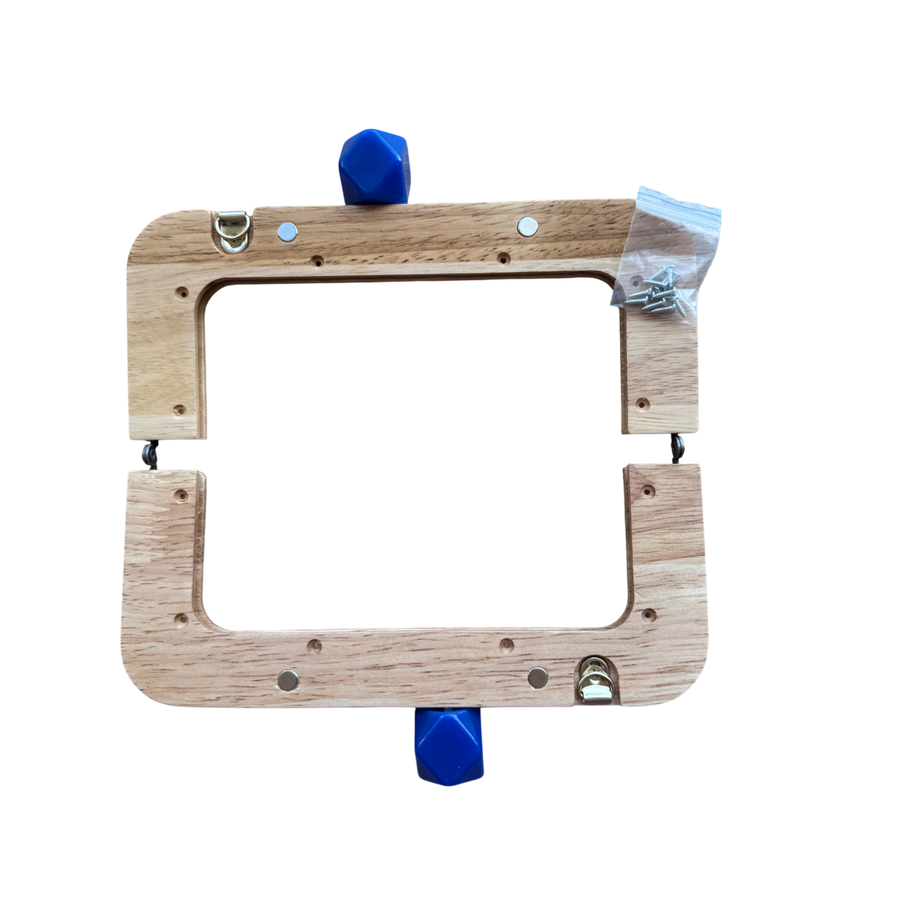 Herraje Bolso Madera con Pepas Colores