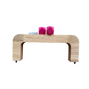 Herraje Bolso Madera con Pepas Colores