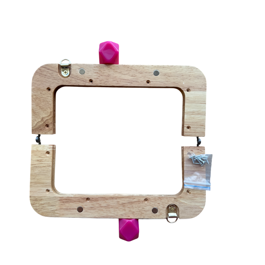 Herraje Bolso Madera con Pepas Colores