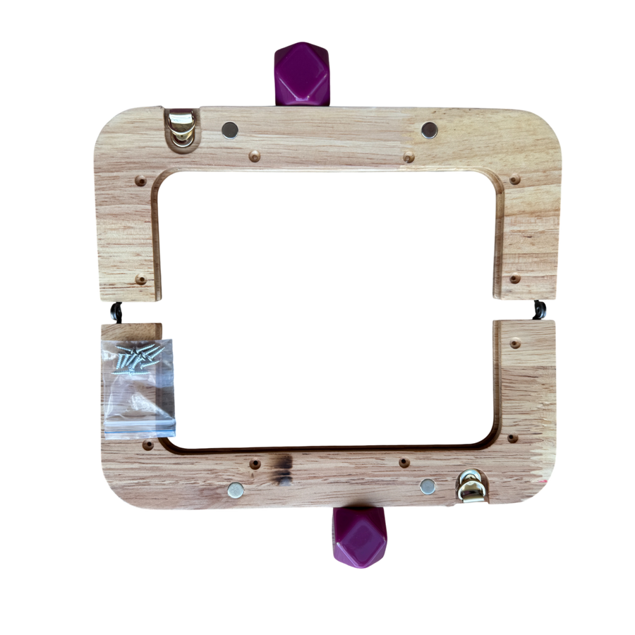 Herraje Bolso Madera con Pepas Colores