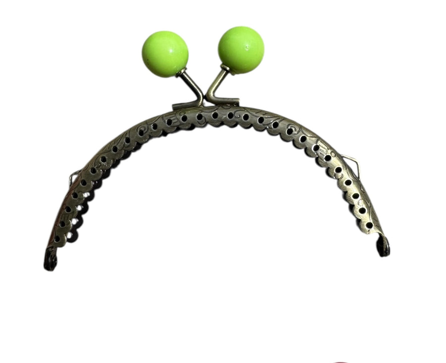 Herraje Monedero Bronce Antiguo Pepas de Colores
