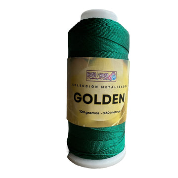 Hilo Kusi Kusi Golden para Tejer Verde Navidad - B174 - 12 hebras