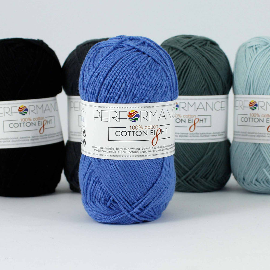 Lana Performance Cotton Eight #1120 Azul Rey x 50 gramos