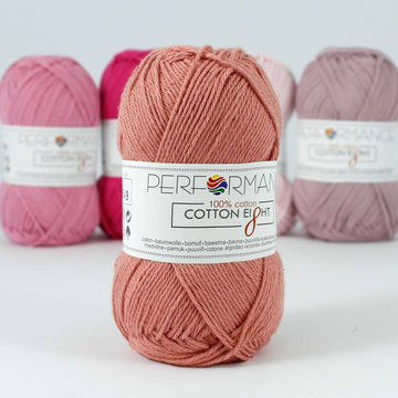 Lana Performance Cotton Eight #1150 Naranja Claro x 50 gramos