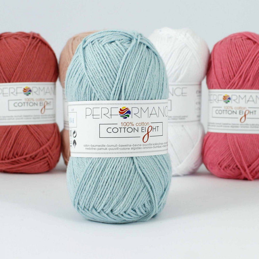 Lana Performance Cotton Eight #1180 Azul Bebé x 50 gramos