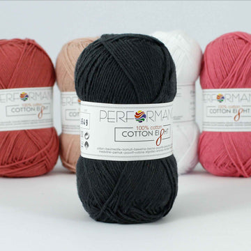 Lana Performance Cotton Eight #1200 Negro x 50 gramos