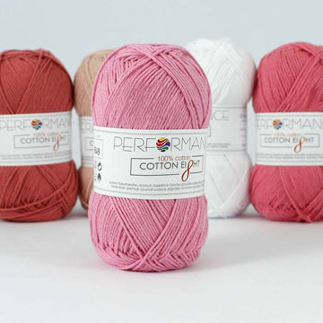 Lana Performance Cotton Eight #1220 Rosado Claro x 50 gramos
