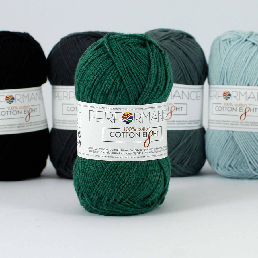 Lana Performance Cotton Eight #1290 Verde Oscuro x 50 gramos