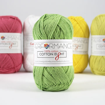 Lana Performance Cotton Eight #160 Verde Medio x 50 gramos