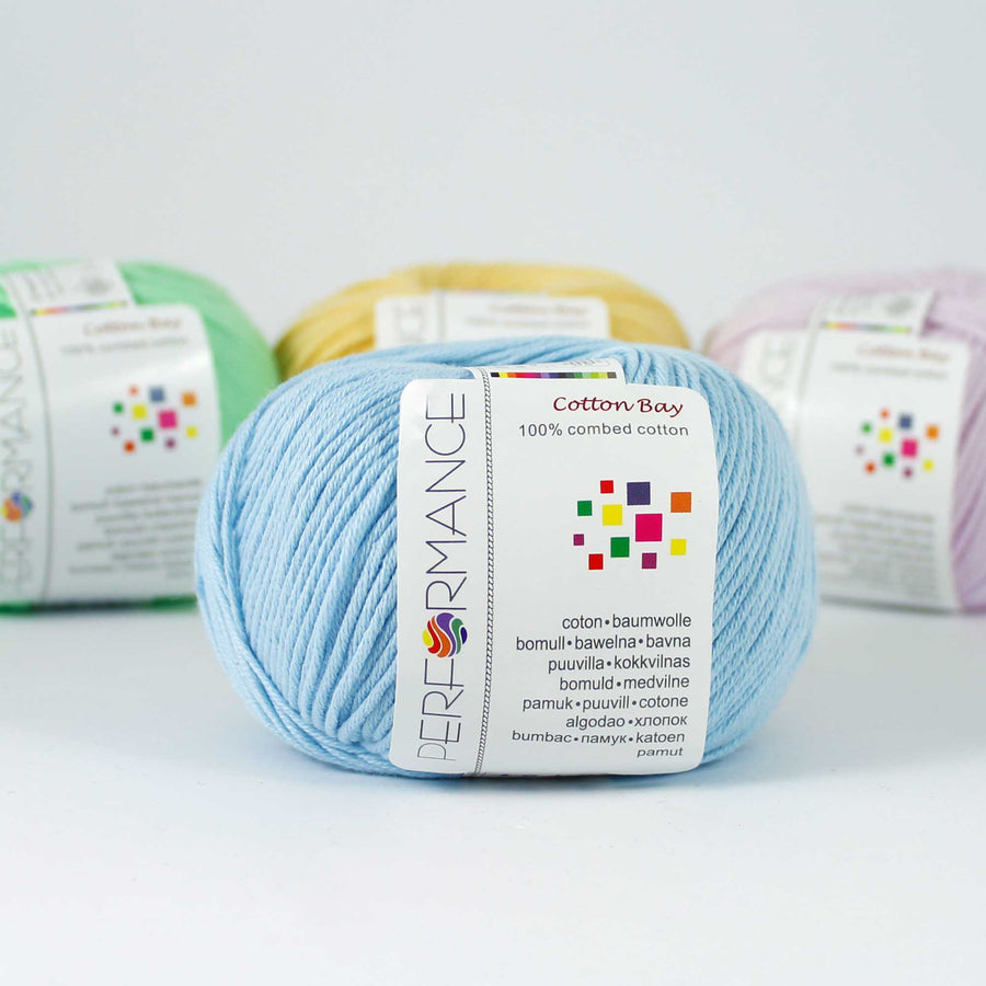 Lana Performance Cotton Bay Azul Claro # 81 x 50 gramos