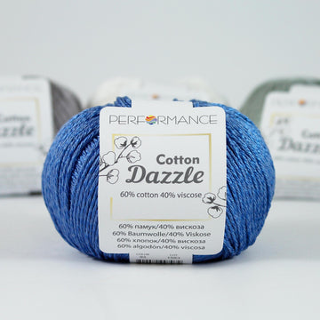 Lana Performance Cotton Dazzle Azul # 93 x 50 gramos