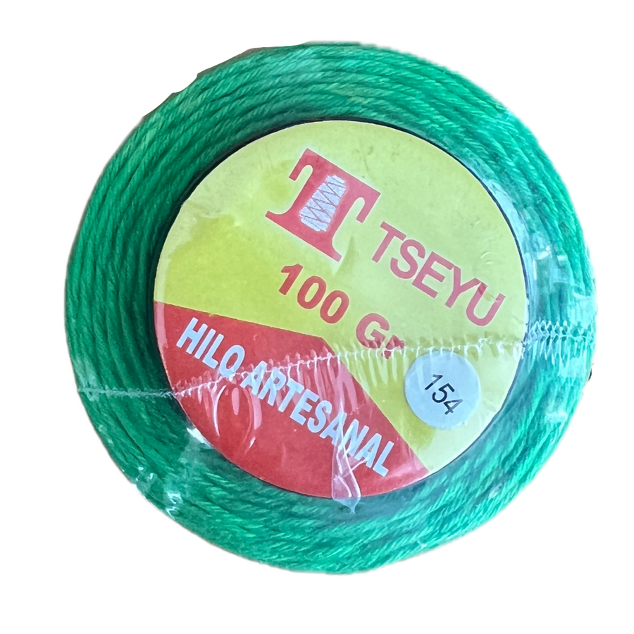 Hilo Artesanal Tseyu Verde Limón - 154